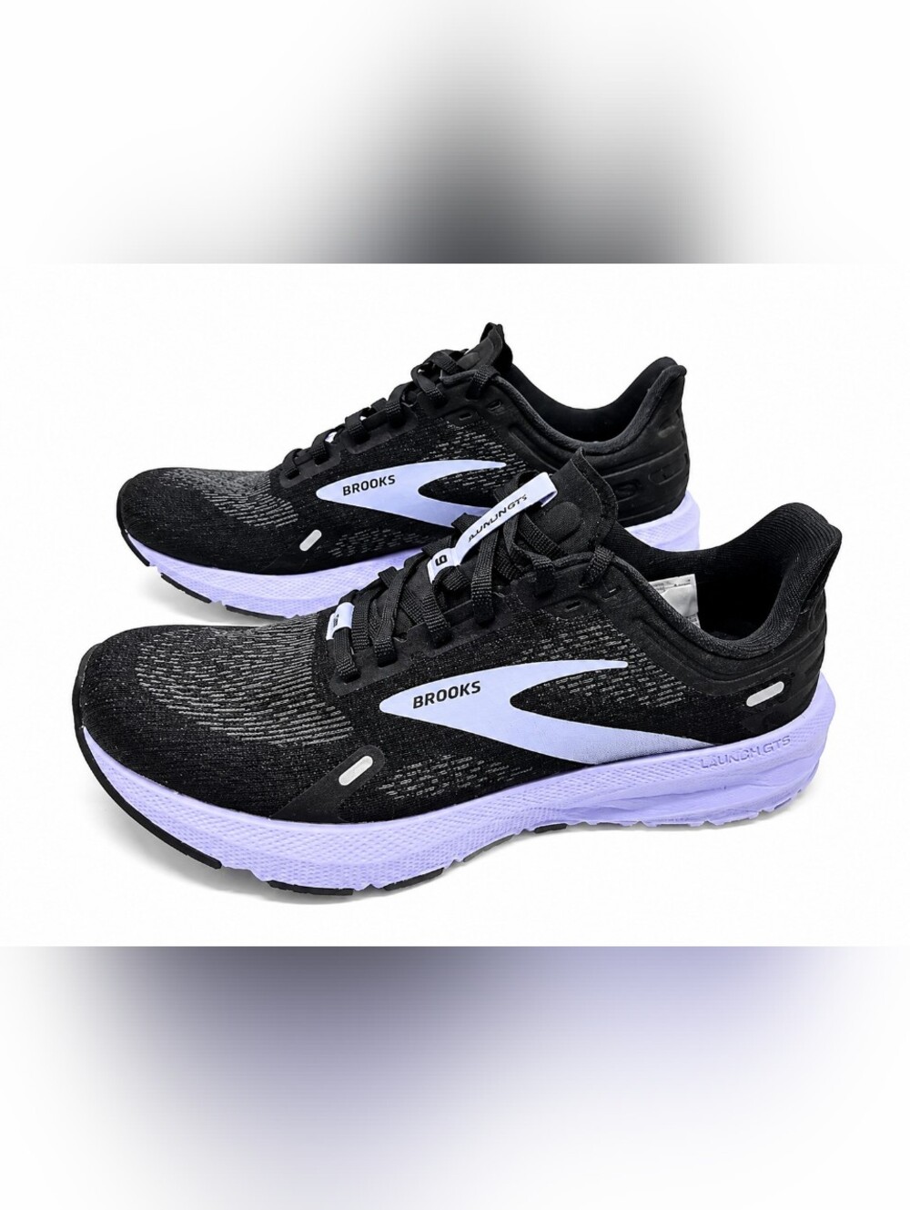 Brooks Launch 9 Women's Running Shoes Size 9.5 Black Blue Athletic Sneakers